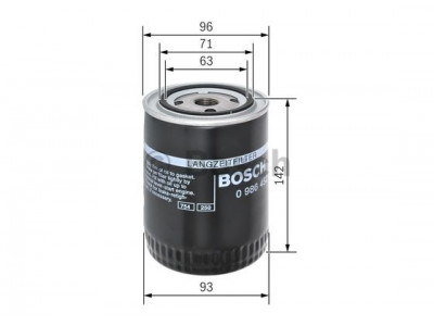 0986452400 -  Olejový filter BOSCH