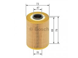 1457429262 - Olejový filter BOSCH pre BMW 3 (E46+E90 316i, 318i, 320i)