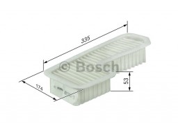 F026400158 - Vzduchový filter BOSCH