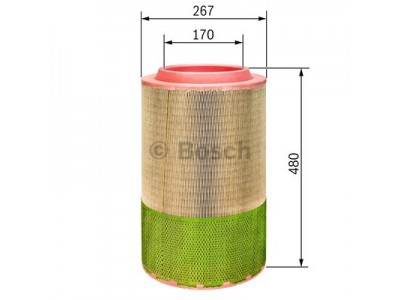 F026400249 - Vzduchový filter BOSCH