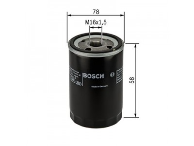 F026400307 - Vzduchový filter BOSCH