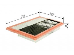 F026400388 - Vzduchový filter BOSCH