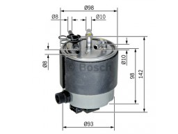 F026402126 - Palivový filter BOSCH