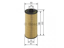 F026407010 - Olejový filter BOSCH