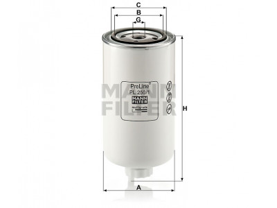 PL250/1 - Palivový filter MANN
