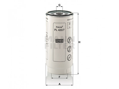 PL420/7x - Palivový filter MANN