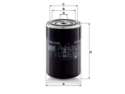 WDK9100 - Palivový filter MANN