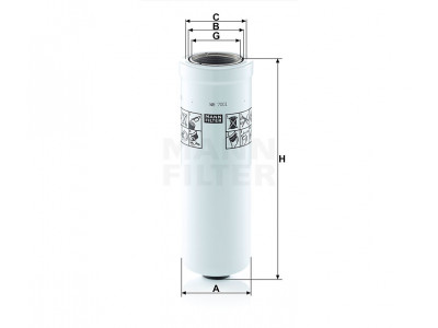 WH7001 - Palivový filter MANN