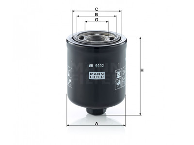 WH9002 - Palivový filter MANN