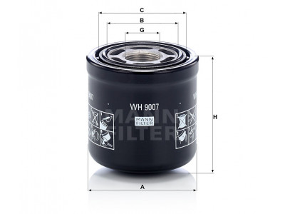 WH9007 - Palivový filter MANN