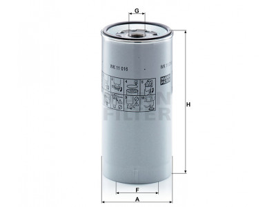 WK11016Z - Palivový filter MANN