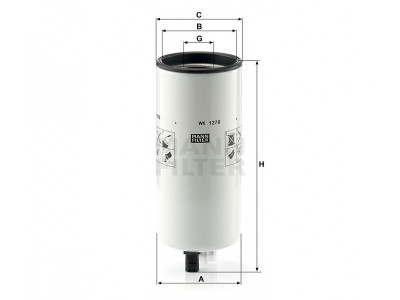 WK1270 - Palivový filter MANN