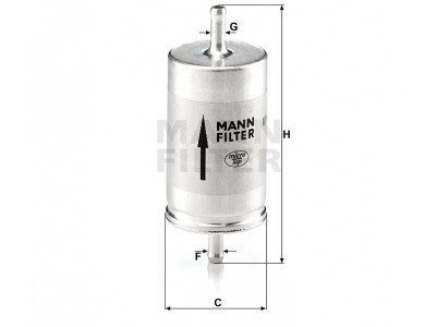 WK410 - Palivový filter MANN
