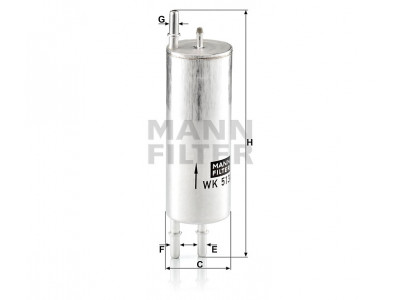WK513/3 - Palivový filter MANN