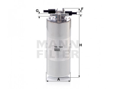 WK7002 - Palivový filter MANN