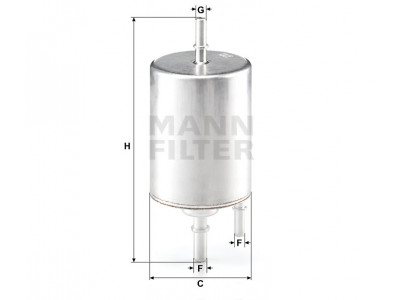WK720/4 - Palivový filter MANN