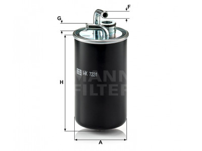 WK722/1 - Palivový filter MANN