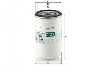 WK723 - Palivový filter MANN