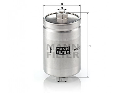 WK725 - Palivový filter MANN