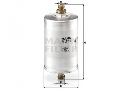 WK726/2 - Palivový filter MANN