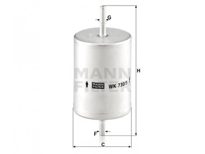 WK730/5 - Palivový filter MANN
