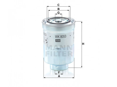 WK8053Z - Palivový filter MANN