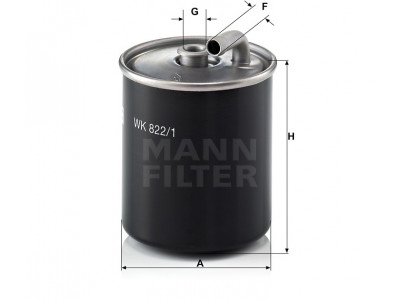 WK822/1 - Palivový filter MANN
