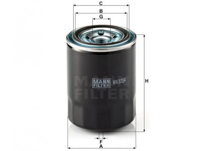 WK822/4 - Palivový filter MANN