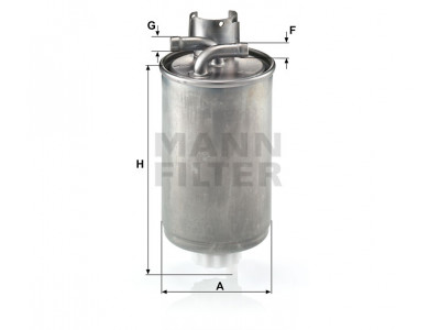 WK829 - Palivový filter MANN