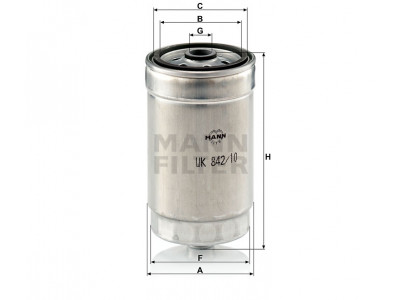 WK842/10 - Palivový filter MANN