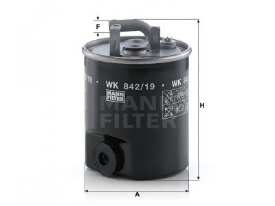 WK842/19 - Palivový filter MANN