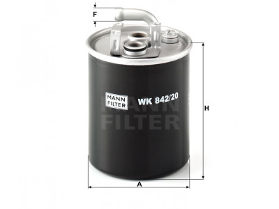 WK842/20 - Palivový filter MANN