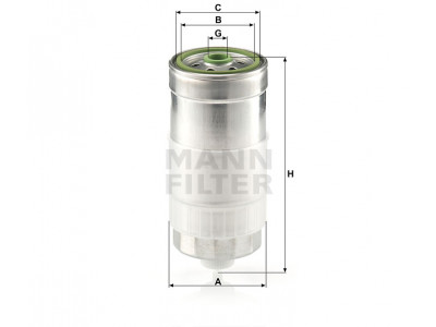 WK845/1 - Palivový filter MANN