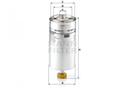 WK845/10 - Palivový filter MANN