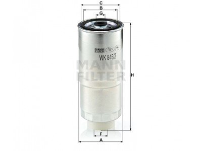 WK845/2 - Palivový filter MANN