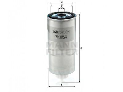 WK845/4 - Palivový filter MANN