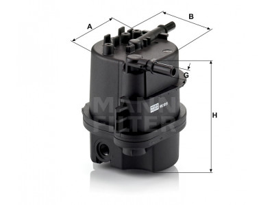 WK9015X - Palivový filter MANN