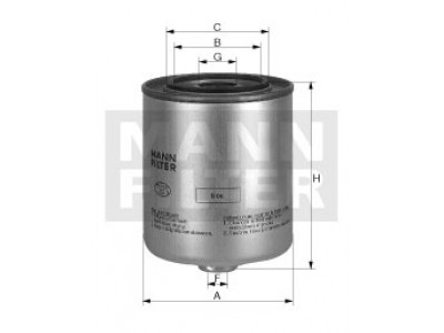 WK9042x - Palivový filter MANN