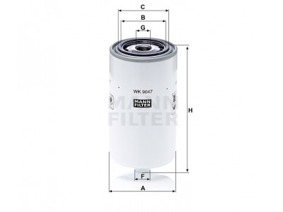 WK9047 - Palivový filter MANN