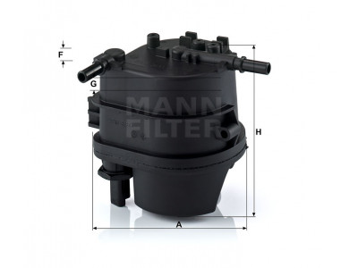 WK939 - Palivový filter MANN