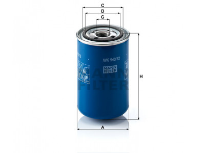 WK940/12 - Palivový filter MANN