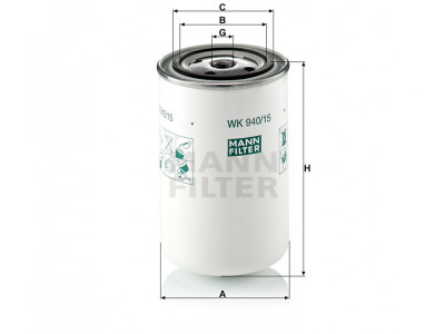 WK940/15 - Palivový filter MANN