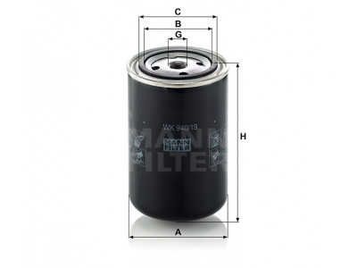 WK940/19 - Palivový filter MANN