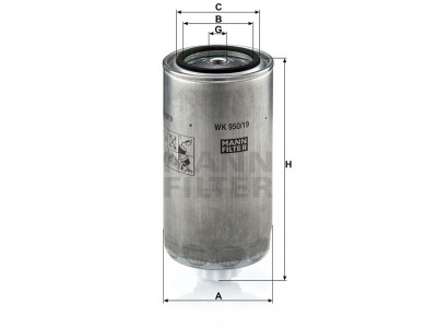 WK950/19 - Palivový filter MANN