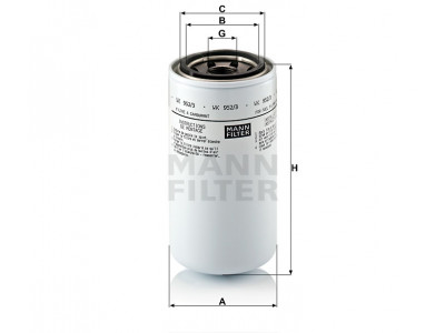 WK952/3 - Palivový filter MANN