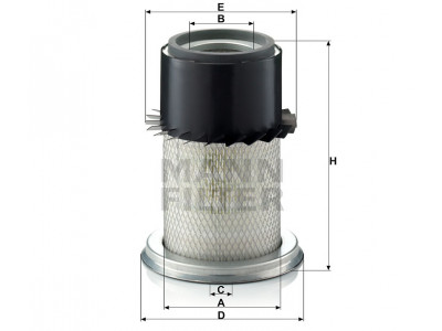 C16150 - Vzduchový filter MANN