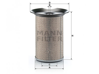 C23502 - Vzduchový filter MANN