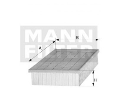 C2860/3 - Vzduchový filter MANN