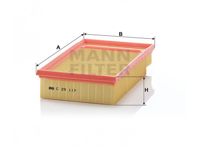C29117 - Vzduchový filter MANN