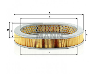 C2943 - Vzduchový filter MANN